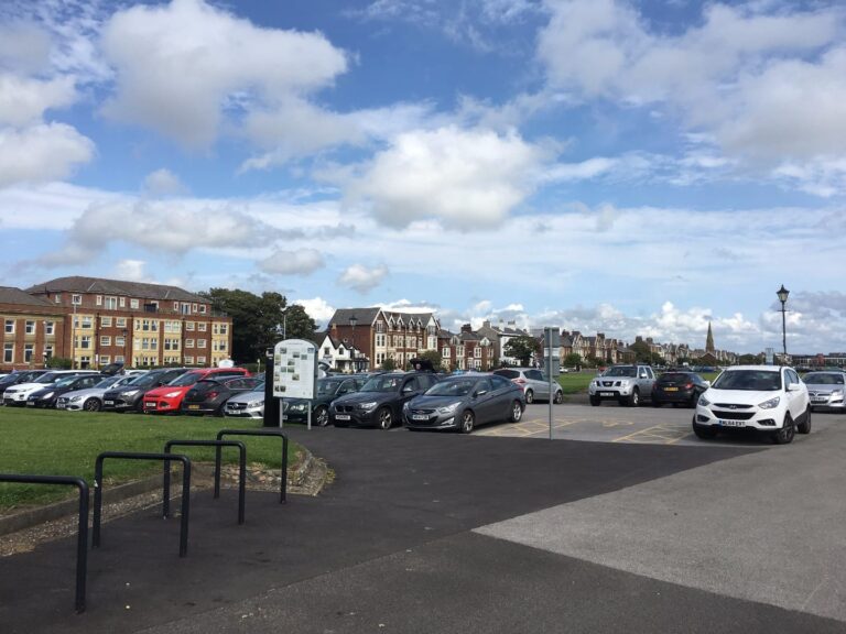 Pay and display car Park on Lytham Green