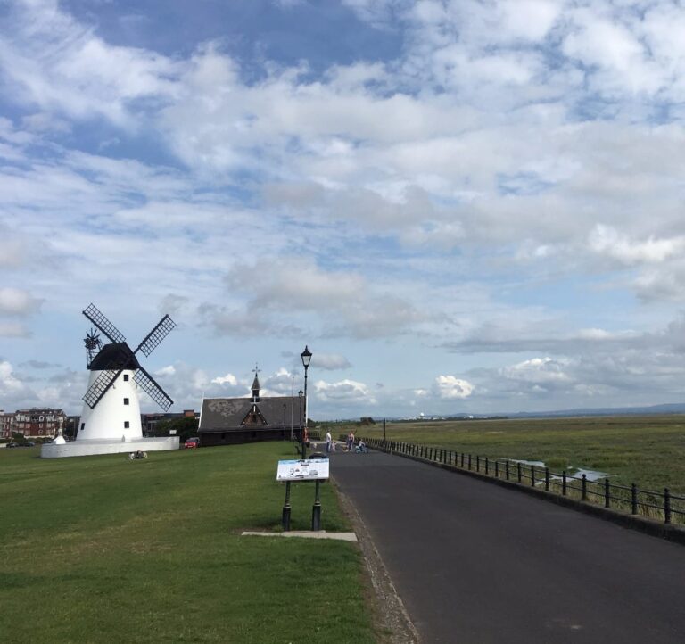 Lytham windmill on the Green at Lytham Seafront
