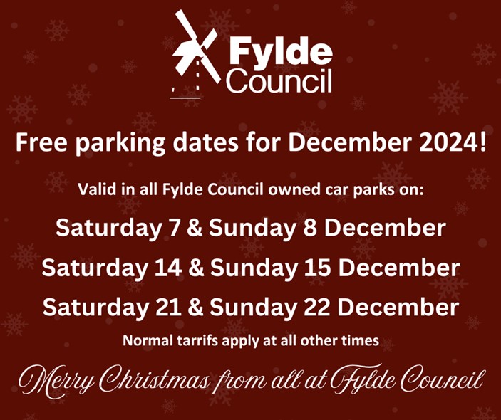 Fylde Christmas Parking Offers